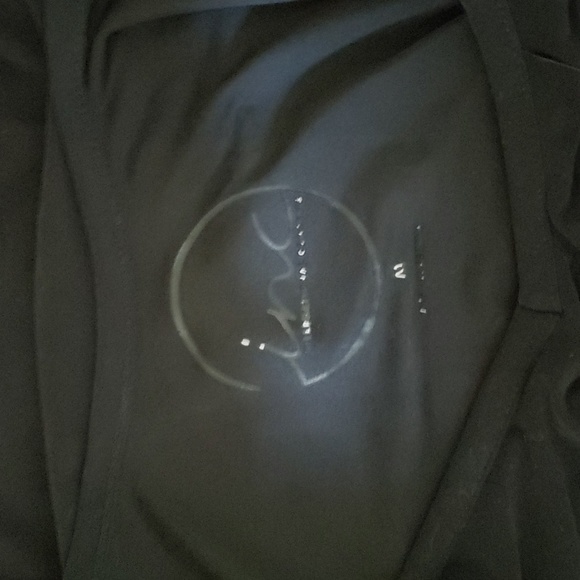 INC International Concepts Spaghetti Strap Dress Shirt Size M Black - Picture 5 of 6